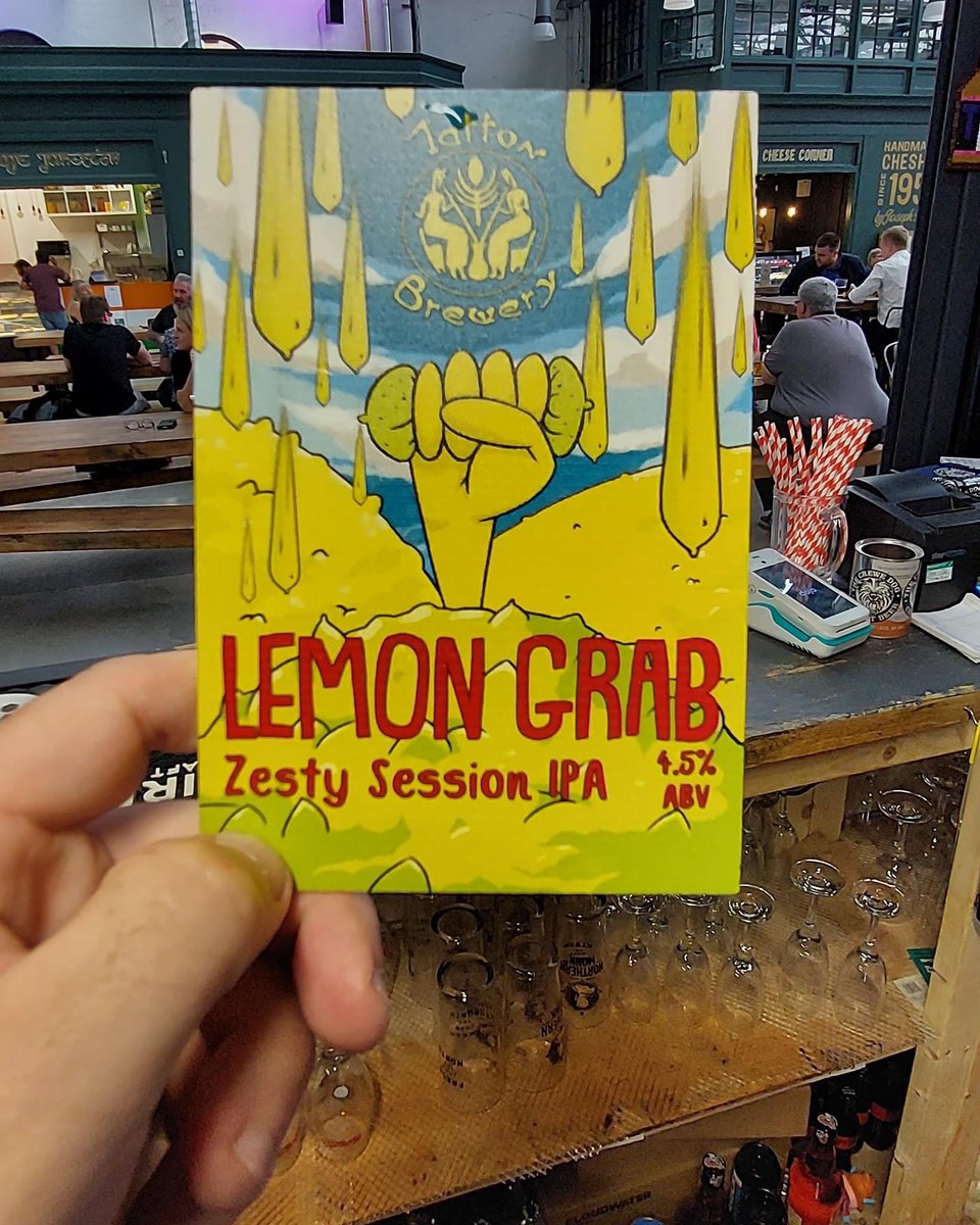 UNACCEPTABLE 

Lemon grab now back on cask from <a href="/TattonBrewery/">Tatton Brewery</a>

You have officially been informed, your are welcome