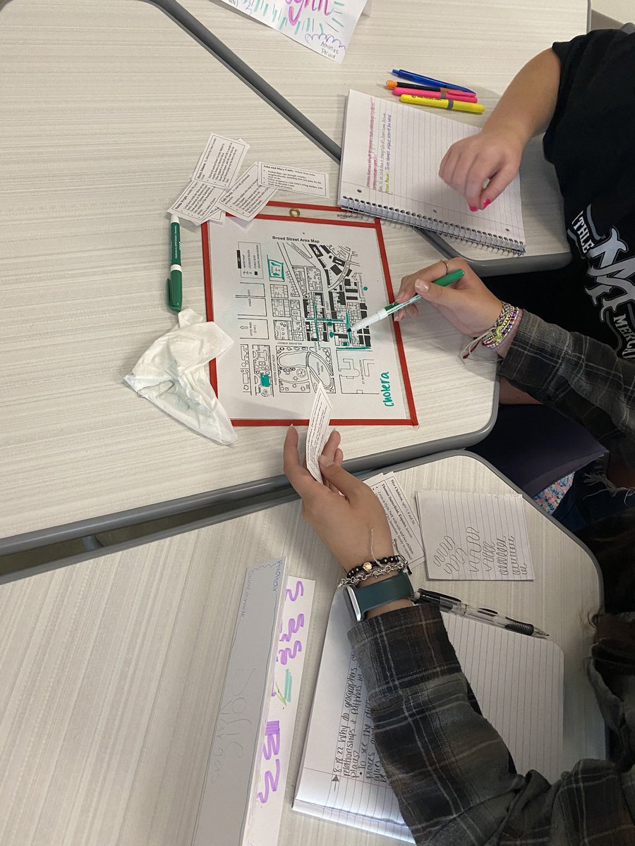 AP Human Geography students using spatial analysis to solve real world problems (1854 London cholera outbreak) <a href="/CSOSUAVE17/">Mr. Hailey</a> <a href="/BHSfreshZONE/">Braswell Freshman Zone</a> <a href="/braswellhs/">Braswell High School</a> #APHG #Bengalexcellence