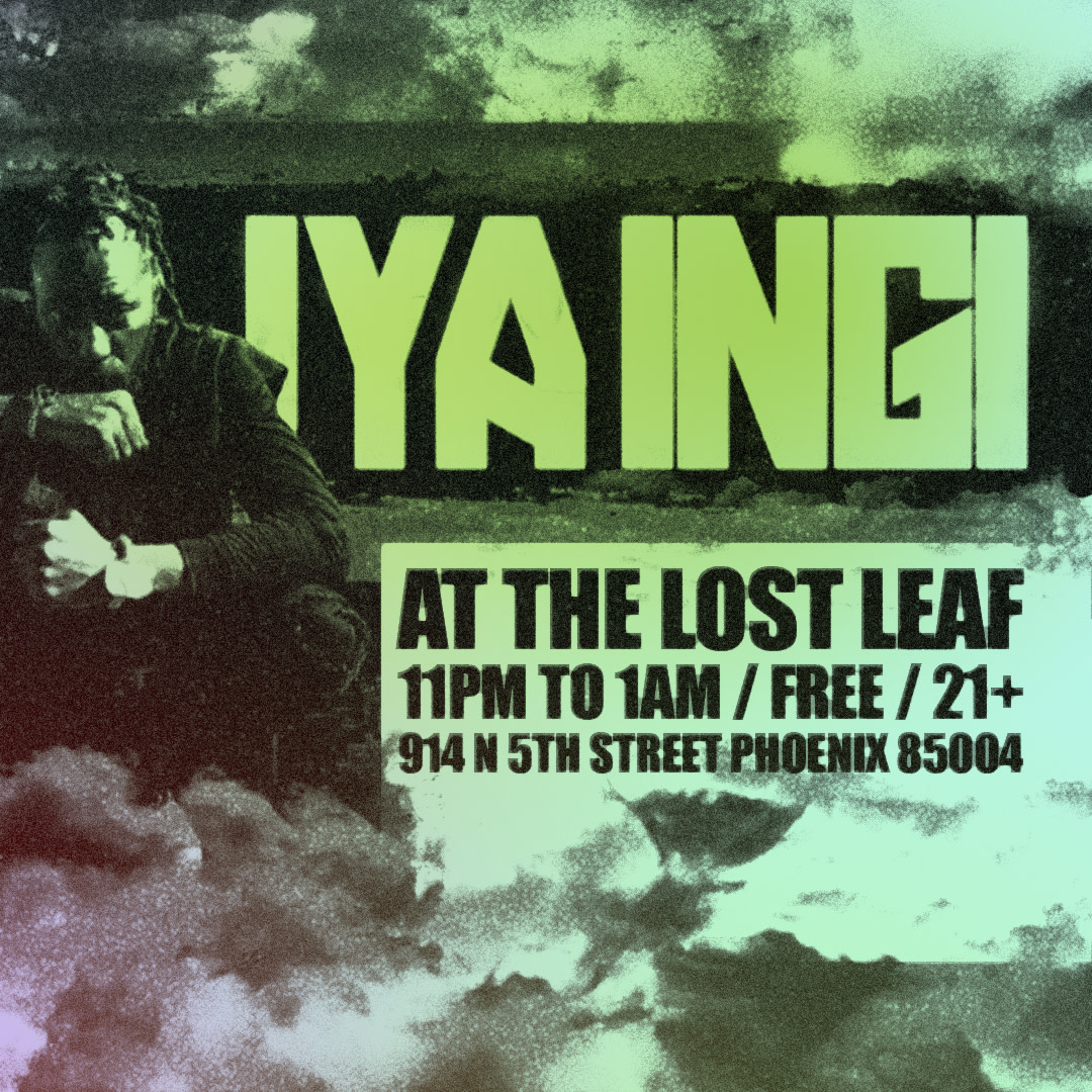 TheLostLeaf's tweet photo. Tonight we have Boketto + Flights, with support from Jahir Carbahjal (of Sativan) and Crow Speaks.
8pm / Free / 21+
Followed by Iya Ingi
11pm / Free / 21+
#thelostleaf #lostleafphx #lostleafaz #dtphx #downtownphoenix #rooseveltrowartsdistrict #rooseveltrowphx #phxbars https://t.co/PBpQLSx1hI