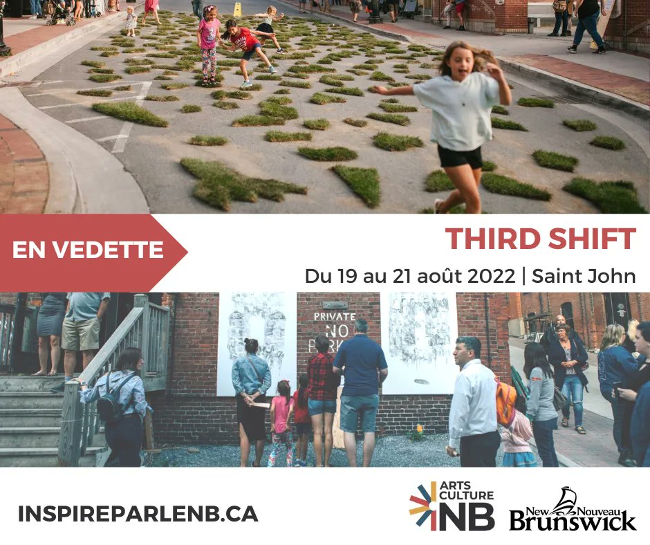 Rendez-vous après 19h ce vendredi pour vivre l'expérience THIRD SHIFT : PERIPHERIES ! THIRD SHIFT est un festival annuel d'œuvres d'art publiques organisé par Third Space Gallery. Explorez d'autres événements culturels: inspireparlenb.ca #InspireParLeNB #ArtsCultureNB