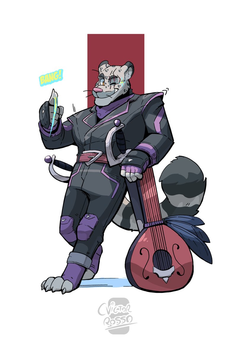 When you first met him, he was holding onto a lute too big, a blanket too small, and now...

A man, a legend, a bard 

for @Tsuyoshi_Senpai
