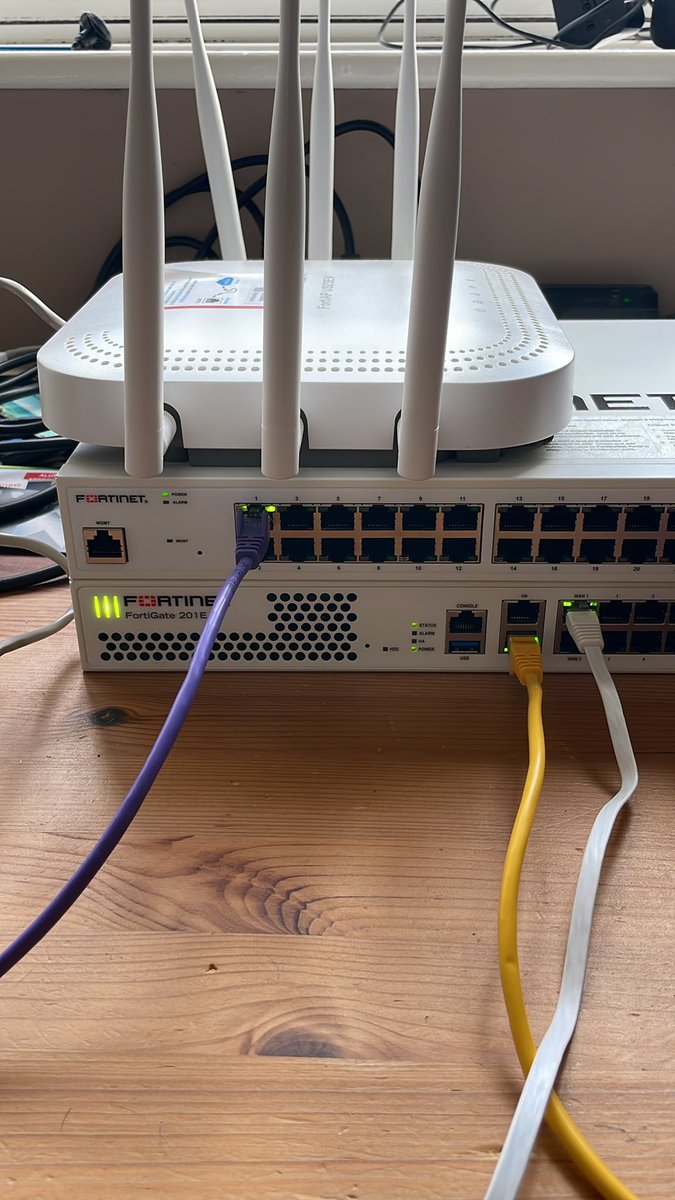 mcolliver's tweet photo. Enjoying playing with some loan #Fortinet hardware as we consider changing our college setup. https://t.co/2D3DhBgWoH