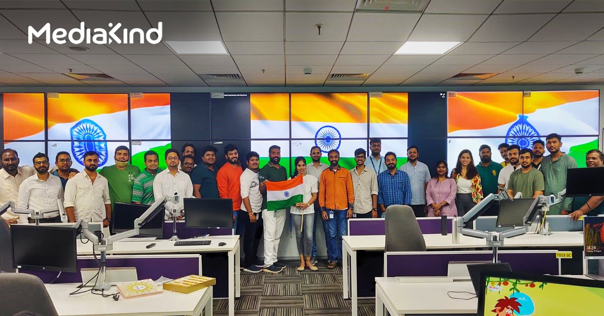 Media_Kind's tweet photo. On 15th August 2022, India celebrated 75 years of #Independence and so did #TeamMediaKind!
#HappyIndependenceDay #75Years #India #Culture #Indiateam https://t.co/drLXEfausu