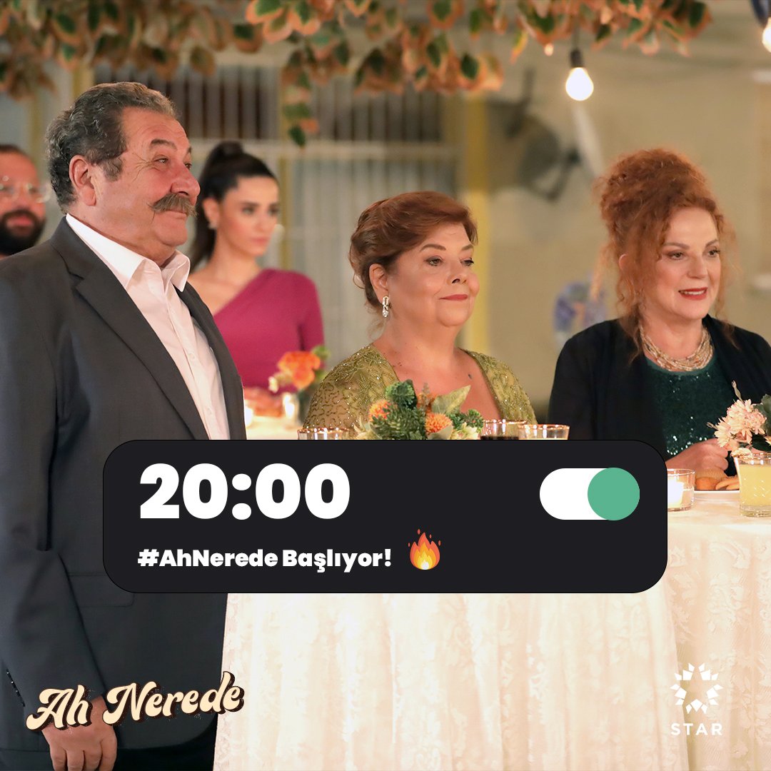 diziahnerede's tweet photo. Haydi herkes ekran başına #AhNerede başlıyor! #DügünümüzVar @startv https://t.co/rCbSWMV7UQ