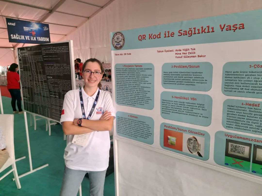 mersineafl's tweet photo. Teknofest İnsanlık Yararına Teknoloji Yarışmaları, Sağlık ve İlk Yardım Kategorisinde 9386 proje arasında ilk 10’a girerek  Samsun’da gerçekleşecek olan büyük festivale ve ödül törenine davet edildik.Tebrikler
@meb_ogm @MersinMEM @AdemKoca46 @yenisehirmem_33 @necmidinc https://t.co/75RabD3OvE