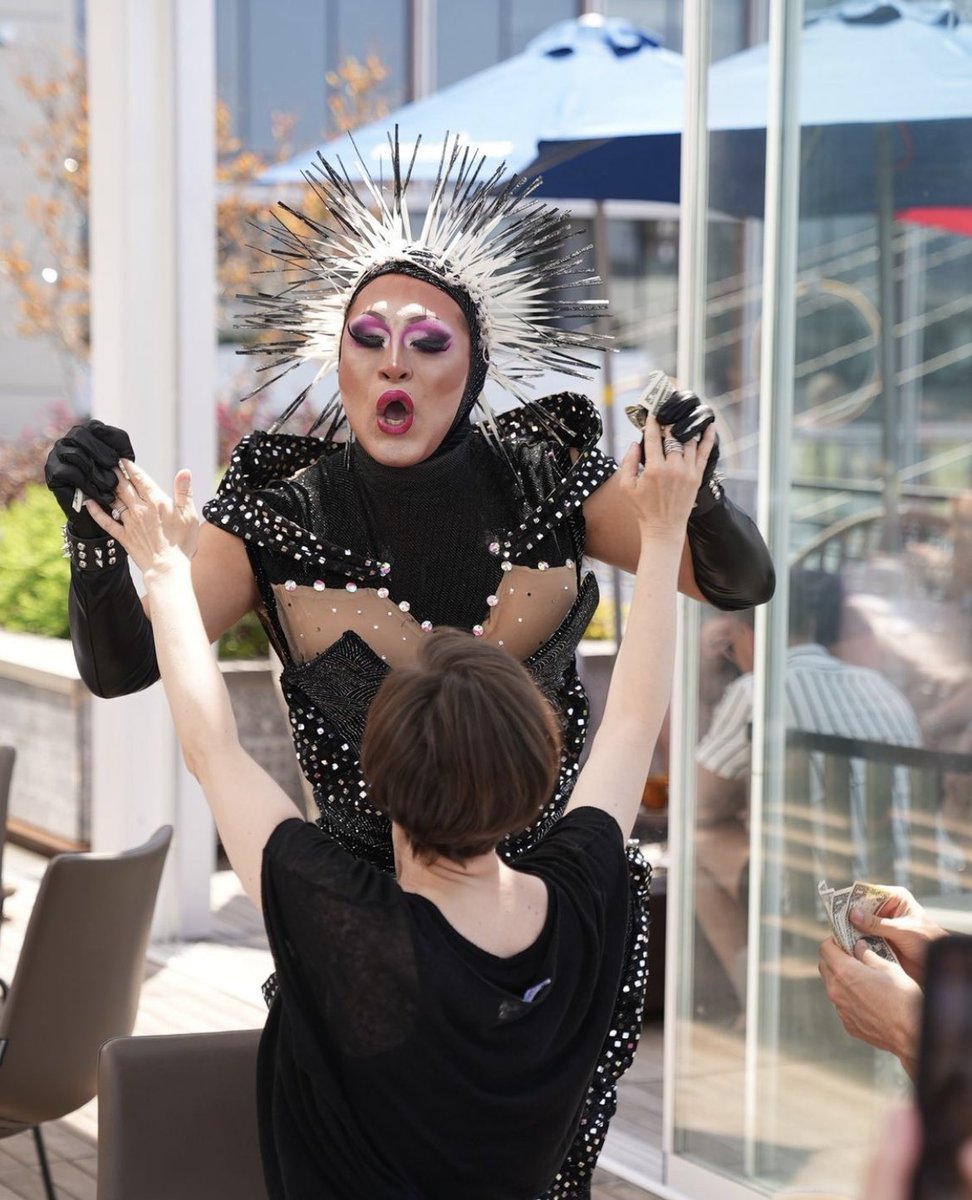 OfficinaDC's tweet photo. ELEVATE DRAG BRUNCH is happening this Sunday August 21st @TheWharfDC 

Spend the day with the queens on the Terrazza, with seatings at 11:00 AM and 2:00 PM! 

Complimentary welcome cocktail, your favorite brunch items, and nonstop entertainment! 

https://t.co/yoaunrtWmB https://t.co/T8V0aiAC06