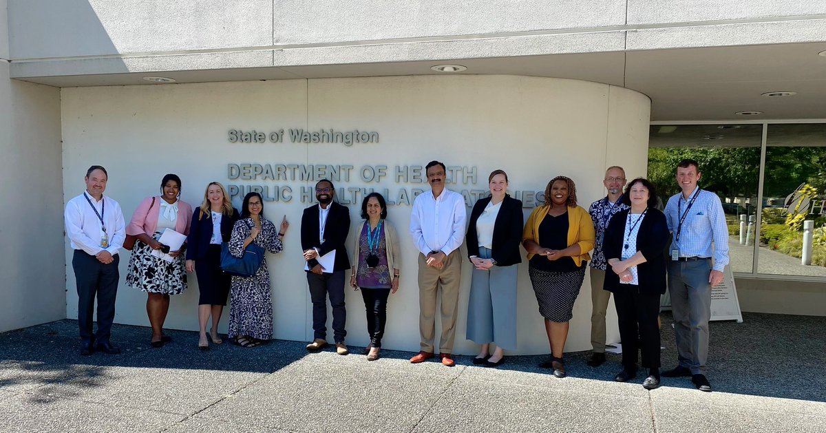 mmottDC's tweet photo. Great visit to @WADeptHealth - thanks for showing us all the important work you do in newborn screening, environmental surveillance, Covid-19, and so much more! https://t.co/rdDf1xLcUx