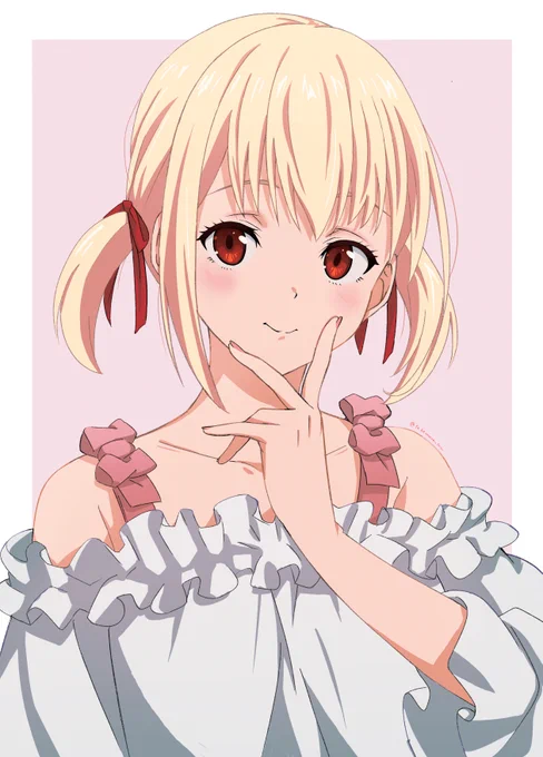 色々気になったので修正版もあげておきます・・・_(:3 」∠)_#リコリコ 