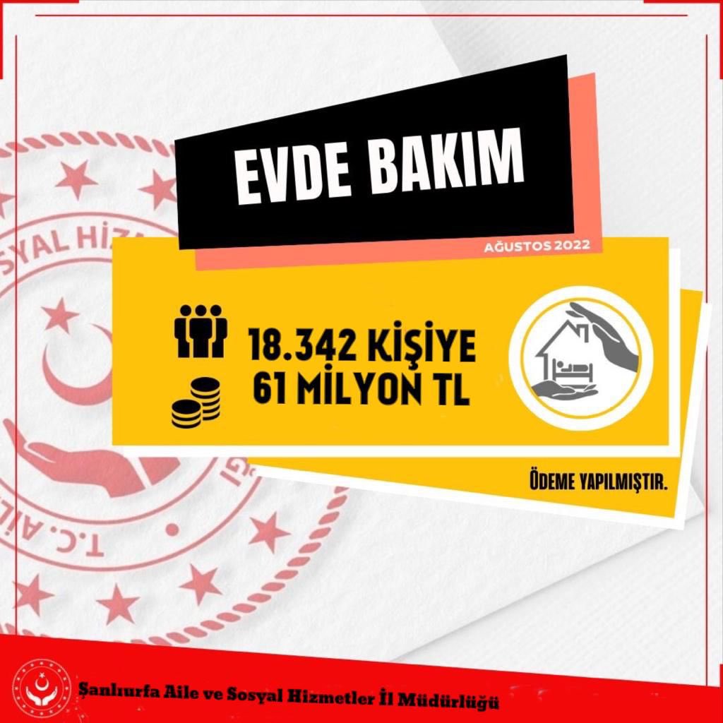 Engelli Evde Bakım ücretleri hesaplara aktarılmıştır. <a href="/deryayanikashb/">Derya Yanık</a> <a href="/valisalihayhan/">Salih AYHAN</a> @hasanbilici63 <a href="/tcailesosyal/">T.C. Aile ve Sosyal Hizmetler Bakanlığı</a>