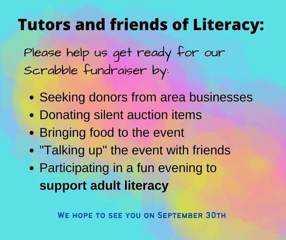 Triangle South Literacy Works is gearing up for its #Scrabble Fundraising Event after a 2-year hiatus. The date is 9/30/22 at Triangle South Enterprise Center in Dunn, NC. Watch this space for more information.