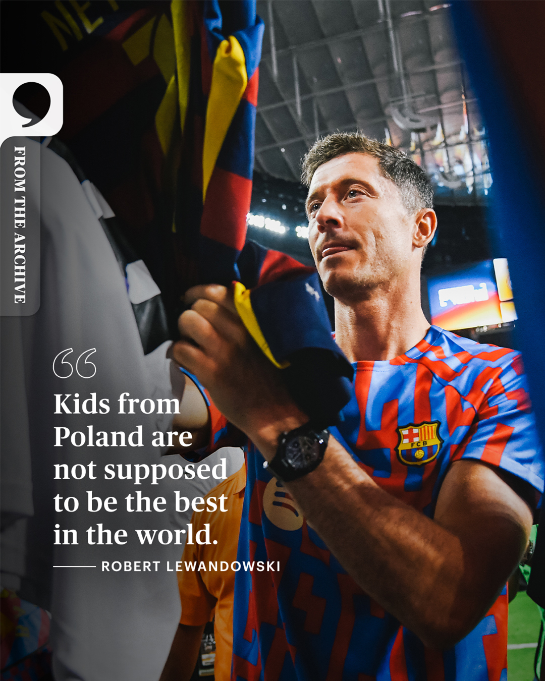 Happy birthday,  Last year, the striker shared his story.  