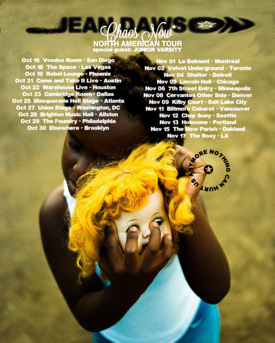jeandawsn's tweet image. CHAOS NOW TOUR*