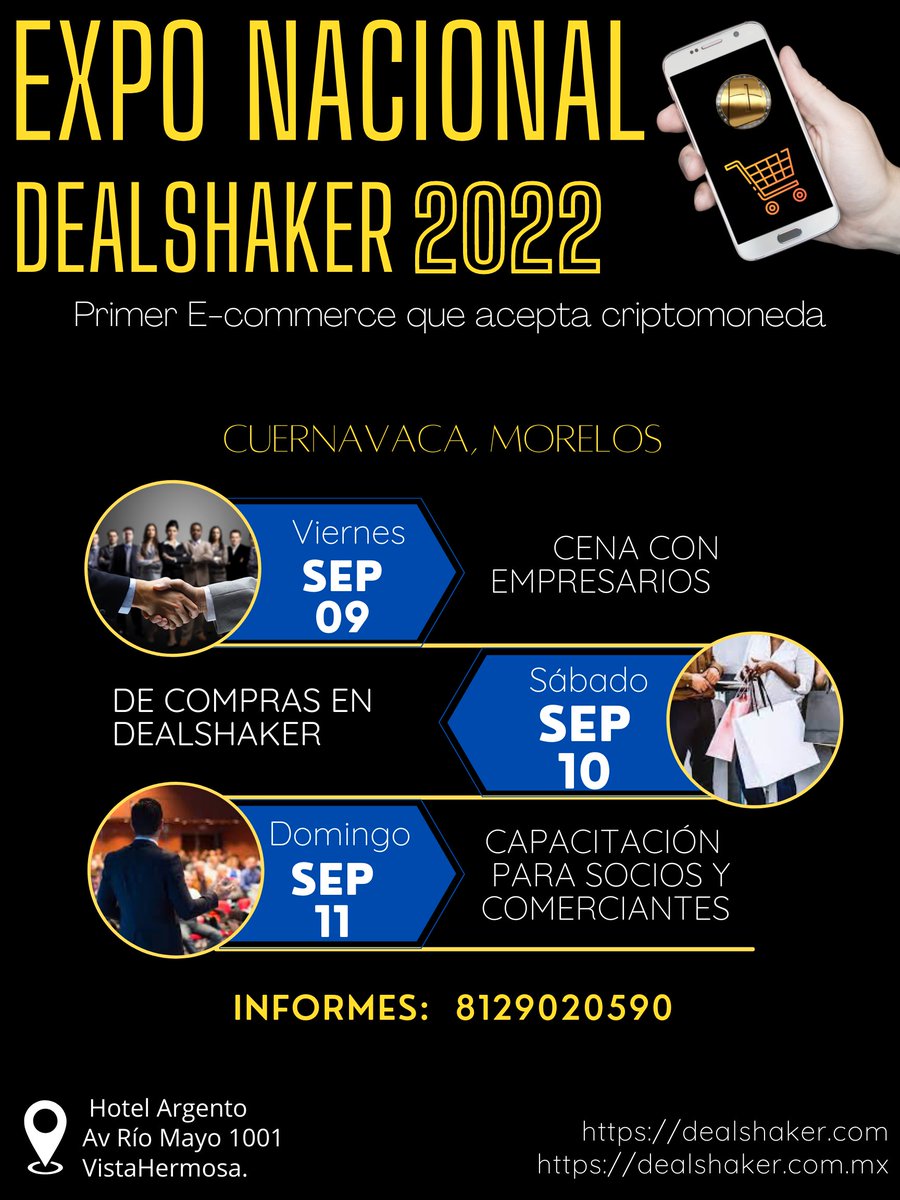 ecosystem_one's tweet photo. Conoce aqui los detalles de nuestra 

EXPO NACIONAL DEALSHAKER CUERNAVACA 2022 
🛍️🛒🛍️🛒🛍️🛒🛍️🛒
 https://t.co/9ahT14lg4H https://t.co/qxYpe2BAIQ
