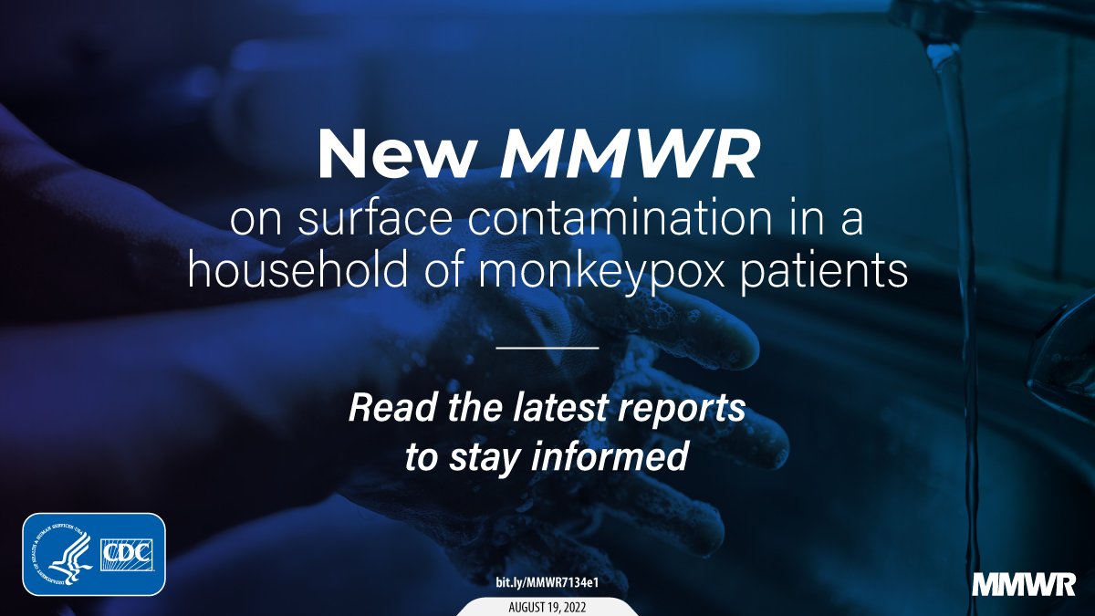 CDC on Twitter "In a household with 2 monkeypox patients who had been