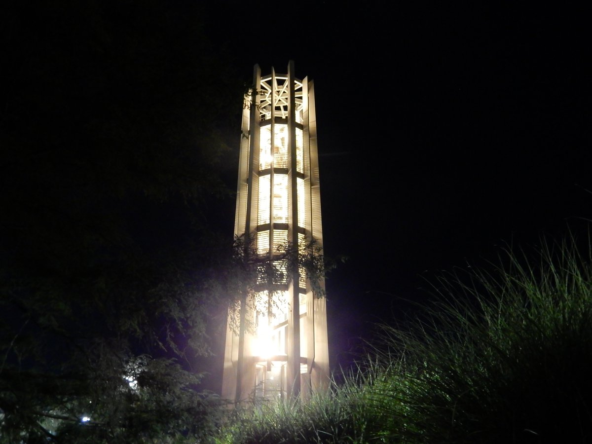 chalexambers's tweet photo. We had a carillon mystery at the radio station, and I did some sleuthing to find some answers. Coming out on the podcast later today. But I can only use one picture for the web post. This one? A little Orthanc-y? https://t.co/pRFRsD36go