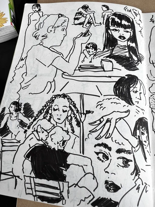 Coffee shop noodlin &amp; doodlin ☕️ 