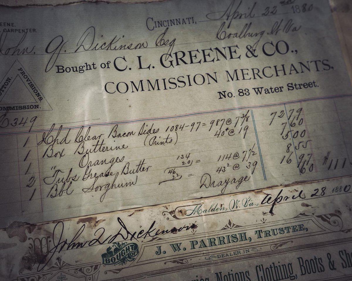 JQDsalt's tweet photo. One-hundred forty-one years and 10 days ago our company’s namesake bought some bacon, which had most likely been cured with his own salt.
1/2
#JQDSalt #Salt #Charleston #WestVirginia #AlmostHeaven #History #Butter #Bacon #Butterine #Oleomargarine #FlashbackFriday #Antique https://t.co/WXupYYOUek