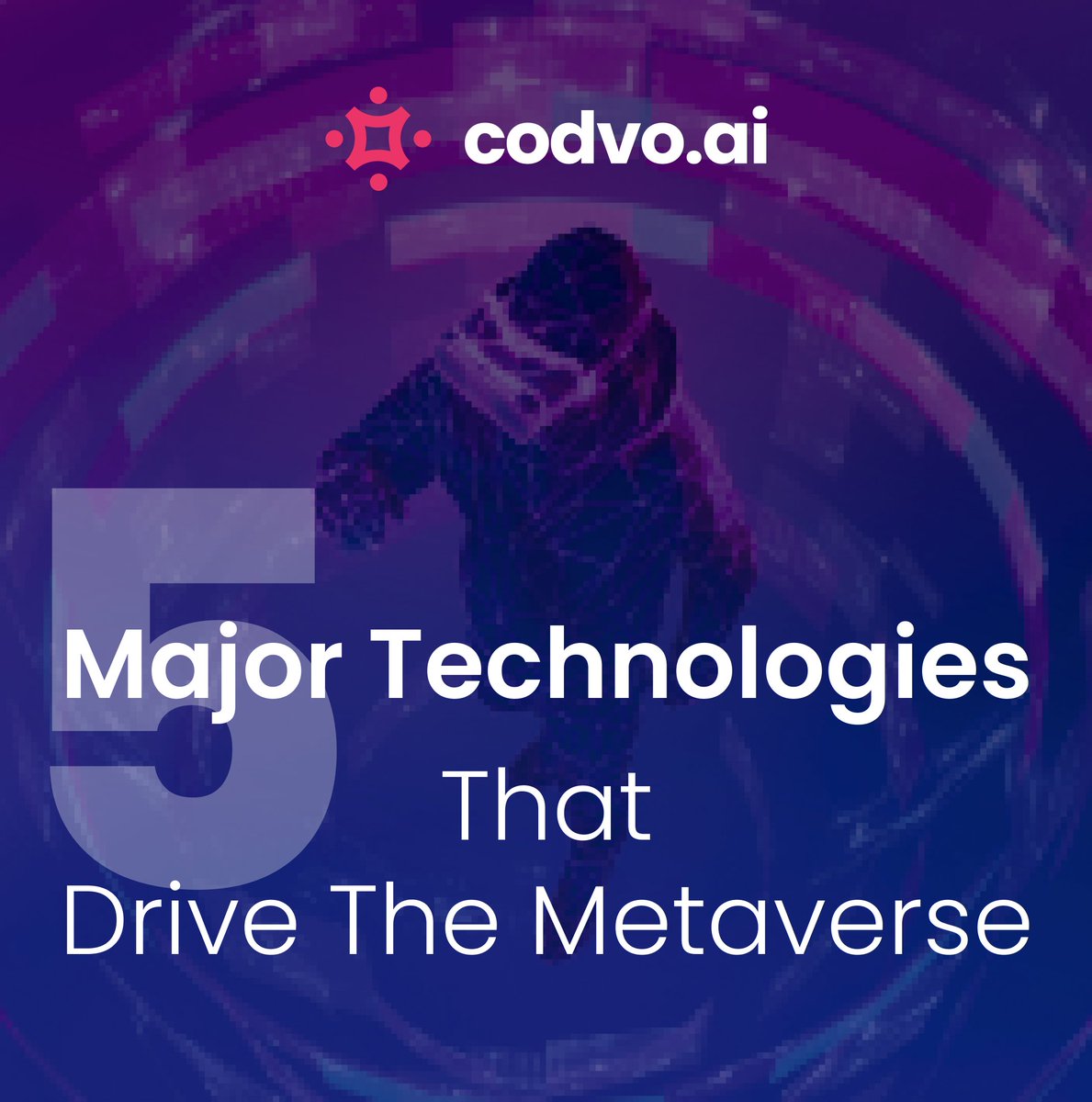 Codvo2's tweet photo. The #B2B sector is still a few stoplights away from a fully functional virtual world, despite #B2C #businesses continuing to establish a foothold in the #Metaverse. Discover the five main #technologies that drive the metaverse in this link-https://t.co/9YEbqyNsqp
#Codvo #tech #ai https://t.co/pi4KlWtypl