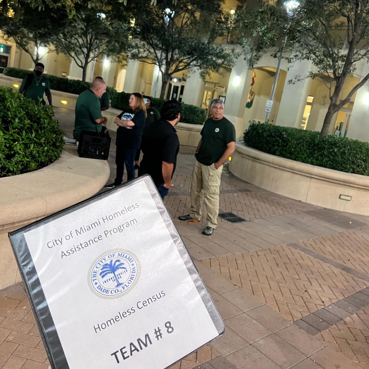 HomelessMiami's tweet photo. Last night, the Homeless Trust conducted @MiamiDadeCounty's annual Point-in-Time (PIT) summer census.

Thank you to the 16 Outreach teams with over 50 volunteers and @MiamiPD, who combed streets to ensure every person experiencing homelessness would be counted. https://t.co/jzPXgjUBBZ
