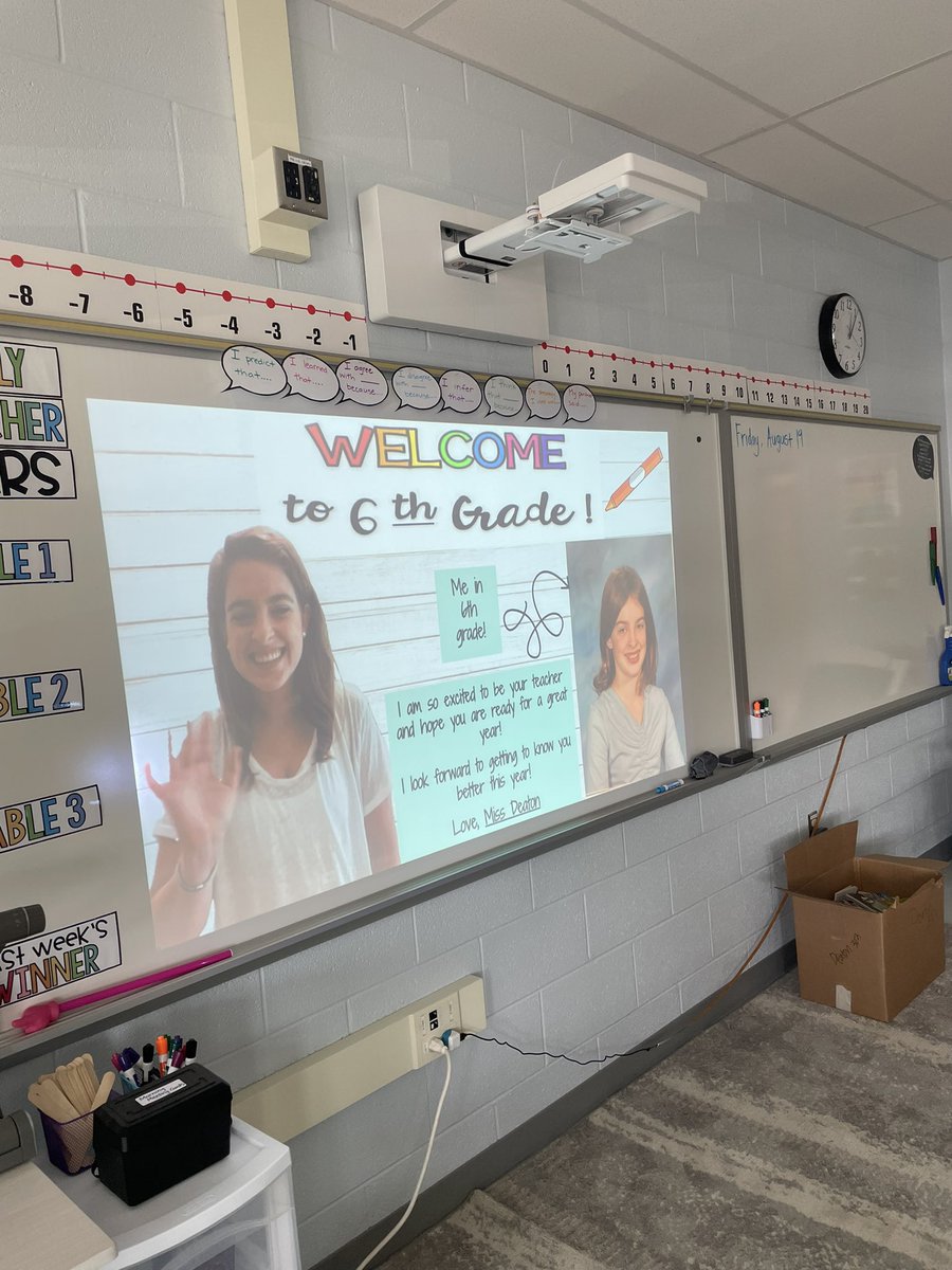 HyblaValleyES's tweet photo. Our 6th grade is ready for Open House! We can’t wait to see our 6th graders on Monday! 🐾 @hyblavalley6th @FCPSR3 #HyblaValleyHuskies #HyVESR3 https://t.co/zZK0JND0Kn