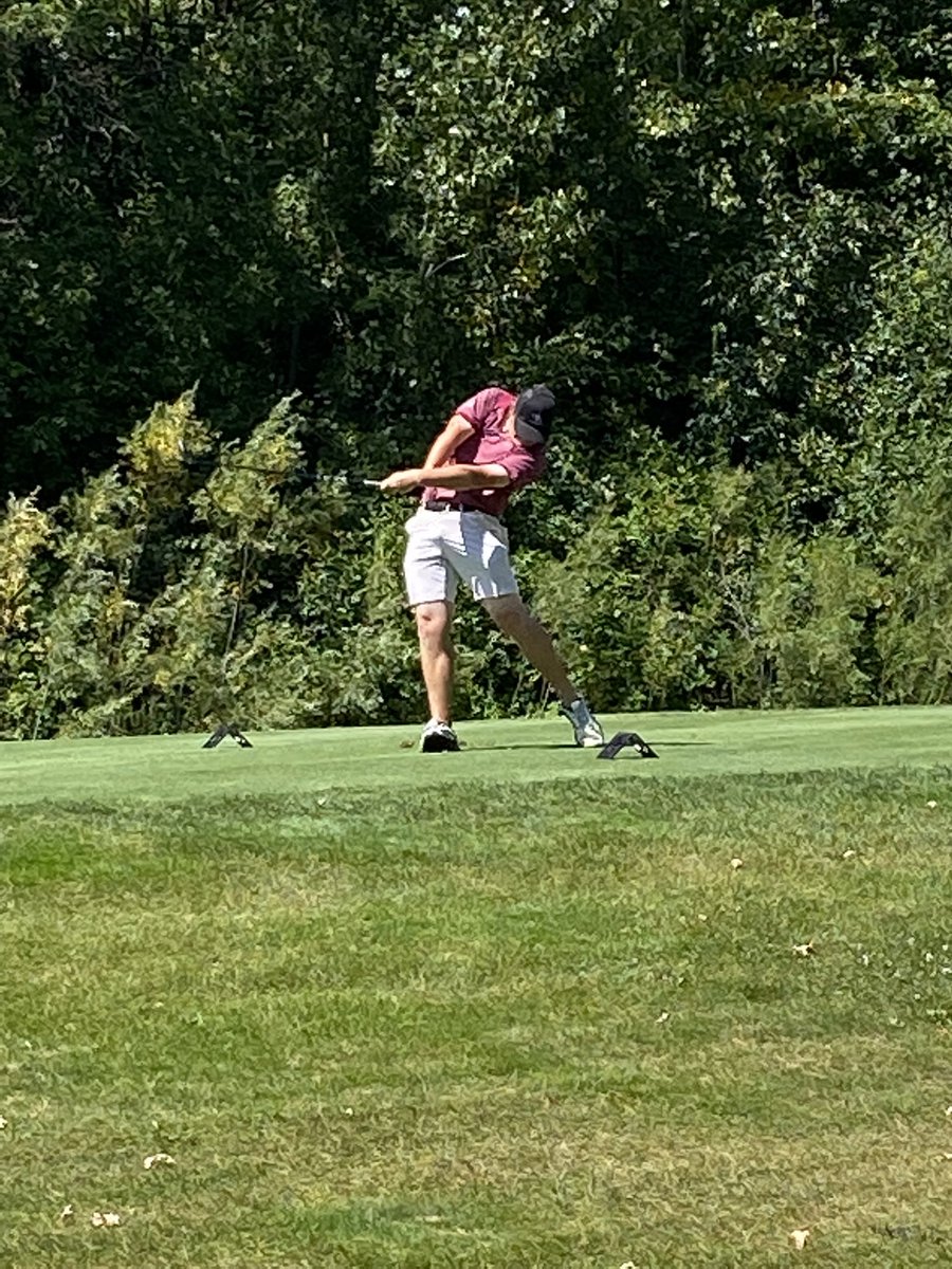 Ryan Holwell on 16th tee box at the 2022 Canada Summer Games, Legends course. <a href="/teamnl/">TeamNL</a>