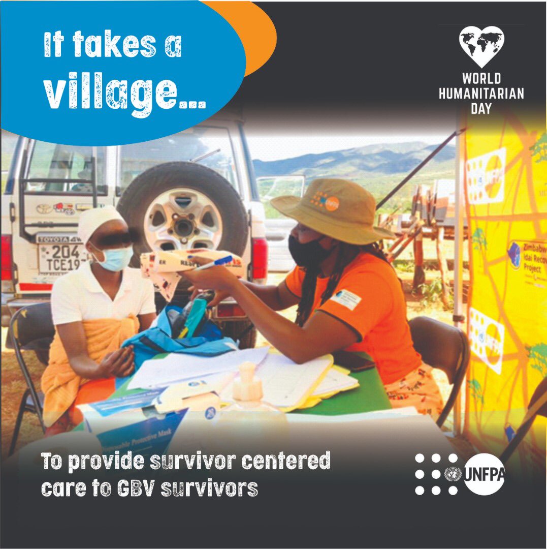 #WorldhumanitarianDay2022 

#ItTakesAVillage <a href="/ZIRP_Zimbabwe/">The Zimbabwe Idai Recovery Project (ZIRP)</a> 

Read more here: zimbabwe.unfpa.org/en/news/surviv…

<a href="/verena_bruno/">Verena Bruno</a> <a href="/UNFPA_ESARO/">UNFPA East and Southern Africa</a> <a href="/Emuia/">Esther Muia</a> <a href="/MujajatiPat/">Patricia Mujajati</a> <a href="/UNZimbabwe/">UN Zimbabwe</a> <a href="/TajudeenOyewale/">Dr. Tajudeen Oyewale</a> <a href="/abbiemse/">abbigail msemburi</a> <a href="/UNICEFZIMBABWE/">UNICEF ZIMBABWE</a> <a href="/WHO_Zimbabwe/">WHO Zimbabwe</a> <a href="/UNFPA/">UNFPA</a>