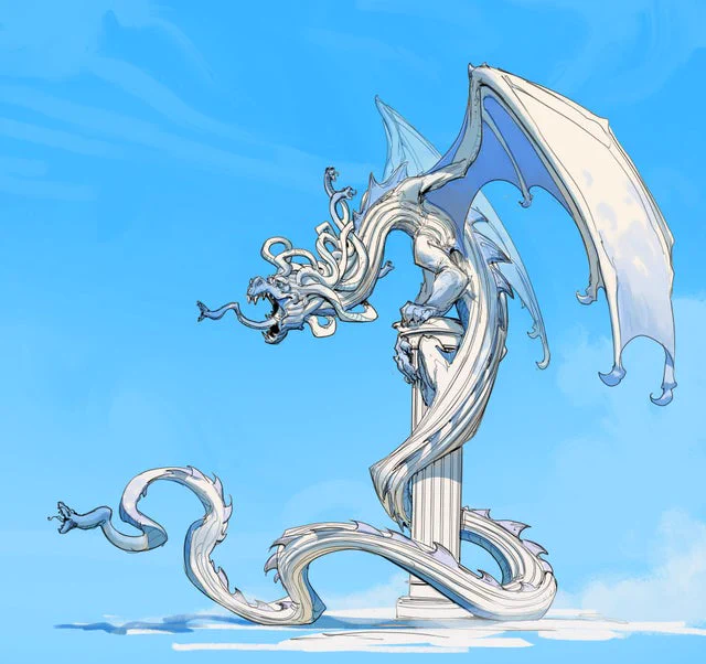Medusa Dragon by Ognjen Sporin 