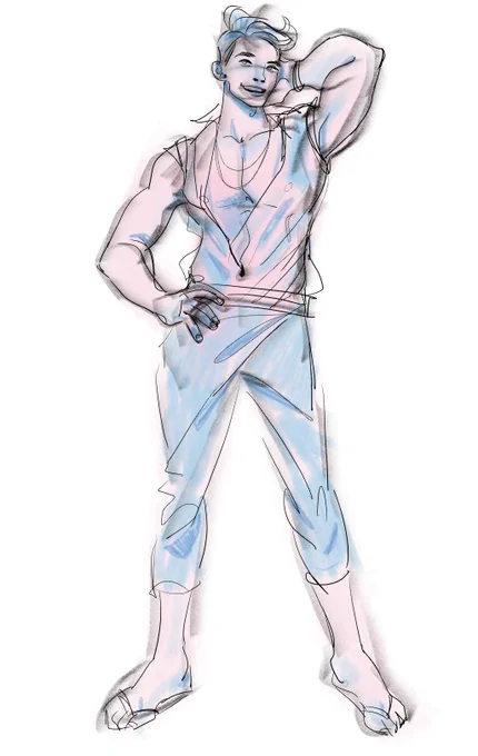 a  man 