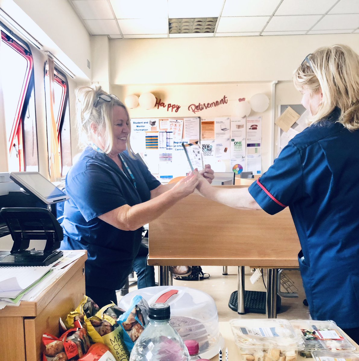 Happy retirement to Liaison nurse Nita Moore, who has dedicated all her working career working with older adults. Starting her career in Mossley Hill hospital and finishing in the Southport Mental Health Liaison Team. Pictured below receiving her Merseycare plaque from <a href="/jane/">Jane</a>