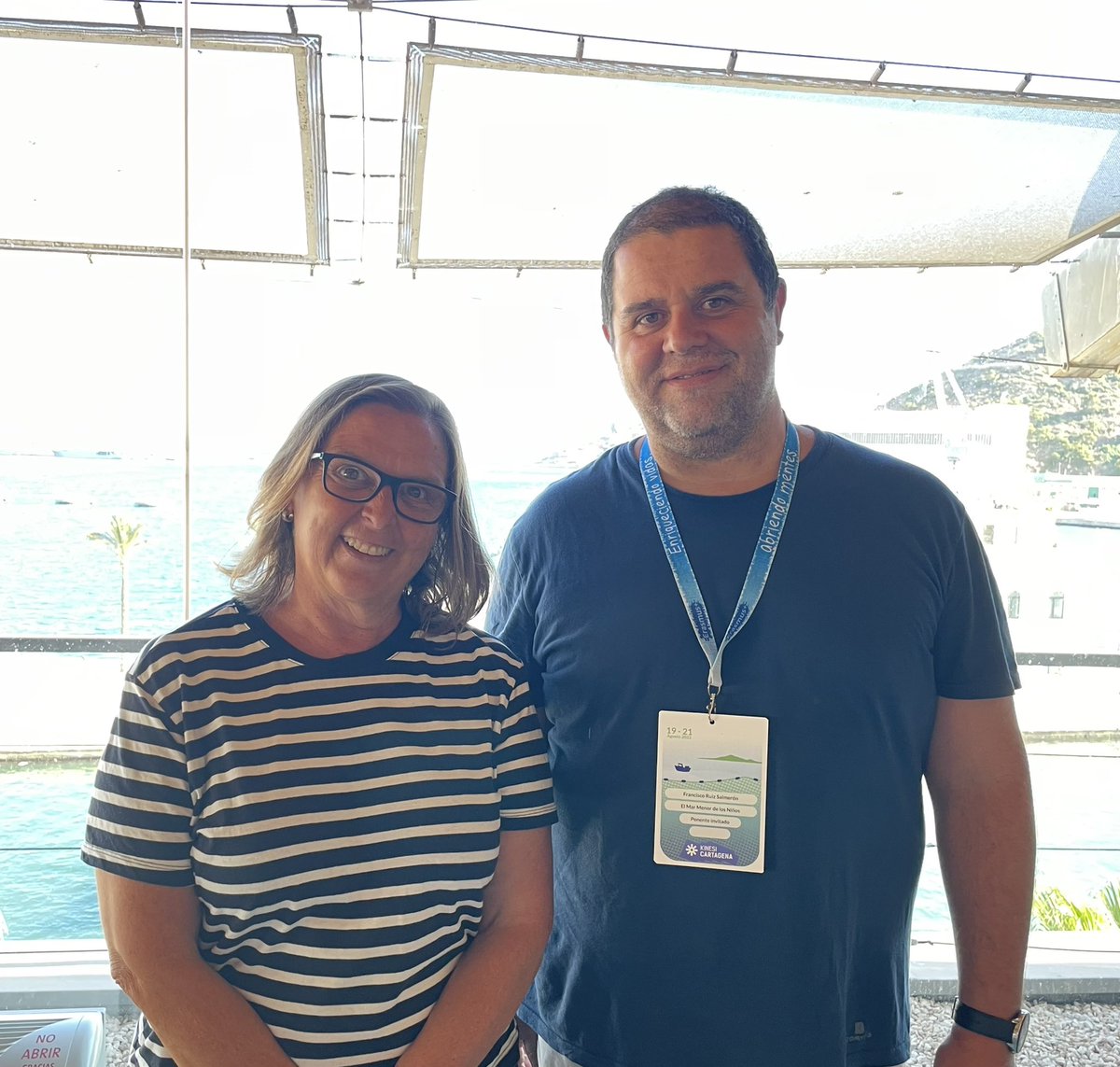 AsociacionAmae's tweet photo. Nuestra presidenta, con @PaCorrs @NuestroMarMenor en #KINESI, el evento de @ESNSpain que organiza @ESNCartagena en @UPCTnoticias @EuropUnivTech #ErasmusPlus35Years #AñoEuropeodelaJuventud #ErasmusPlus siempre “Enriqueciendo vidas, abriendo mentes”🇪🇺 https://t.co/1YZtgiUNNG