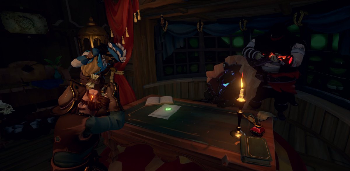 admiral_boxer's tweet photo. I am a master barterer. Representatives from the trading companies fall over themselves to give the #BrimstoneHillFleet the best deals. #SoTshot #Captaincy #SeaofThieves #BeMoreReaper https://t.co/1yOpYqUiVr