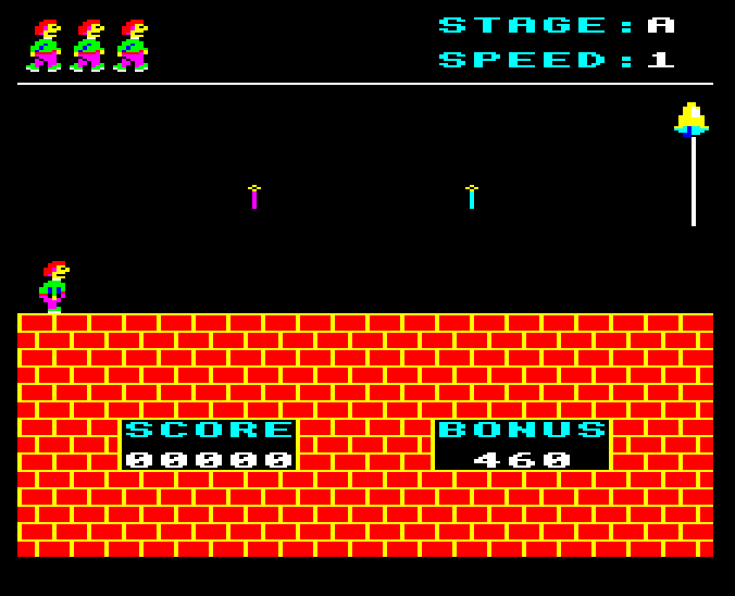 Quasimodo's Quest Published by Micro User, The (later Acorn Computing) (Database Publications), Electron User, The (Database Publications) in 1986 -  #bbcmicro #retrogaming 