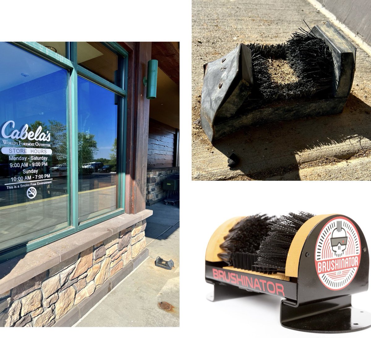 brushinator's tweet image. Why do we build the only commercially viable boot brushes in the world? Because, this….Strong enough for commercial use, affordable enough for personal use. Get yours today @ Brushinator.com 🥾
#brushinator #bootbrush #cabelas #heavyduty #mud #dirt #keepitoutside