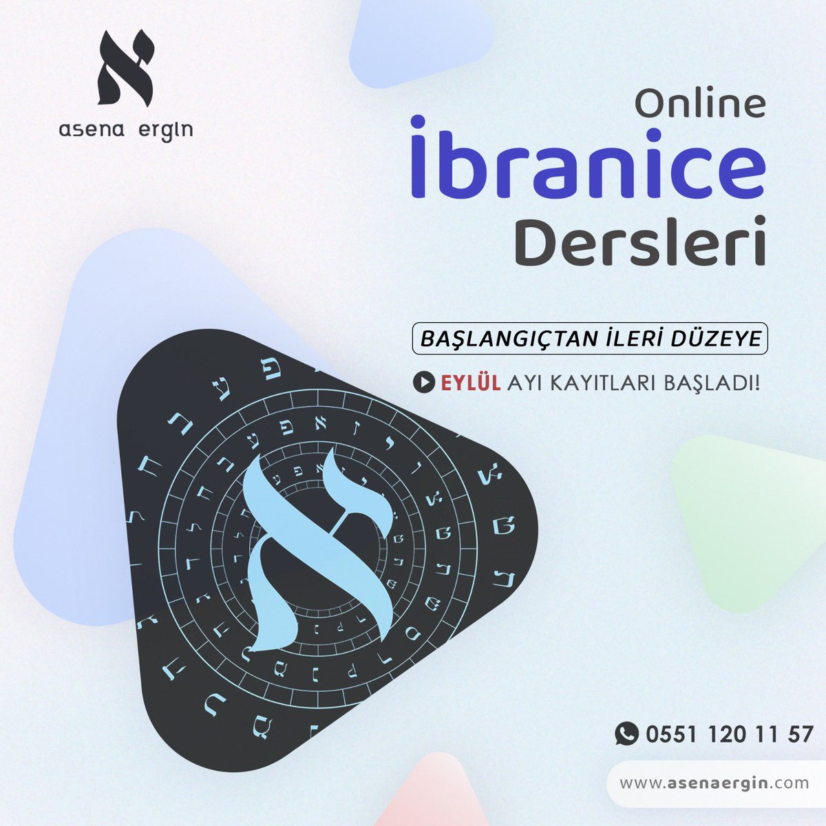 onlineibranice's tweet photo. Eylül Ayı İbranice kurs kayıtlarımız başlamıştır!

#ibranice #ibraniceöğreniyorum #hebrew #onlineibranice #onlineders https://t.co/EhuseCkctm