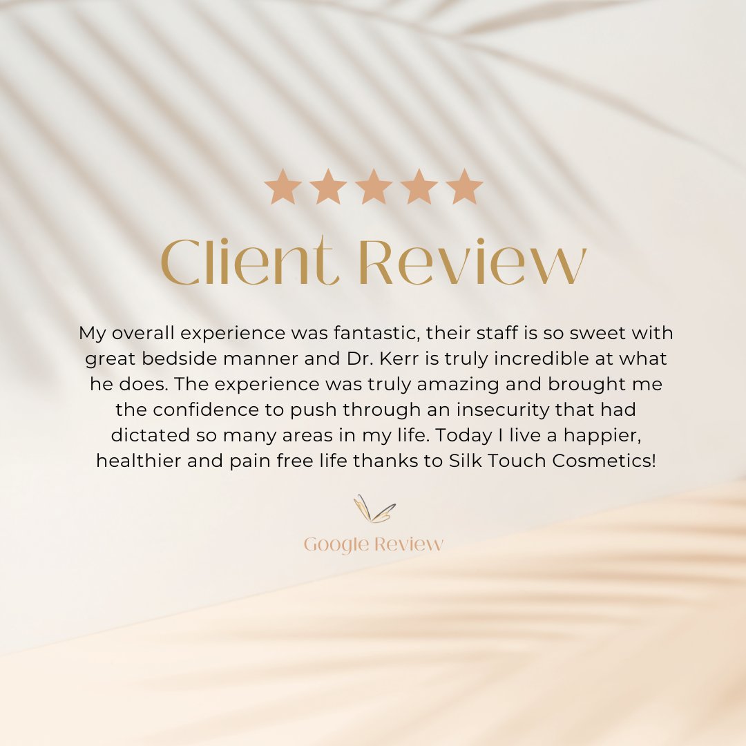 We love our patients! Shoutout to Dr. Kerr and our amazing staff for all they do! ⭐️⭐️⭐️⭐️⭐️
#silktouchmedspa #silktouch #silktouchboise