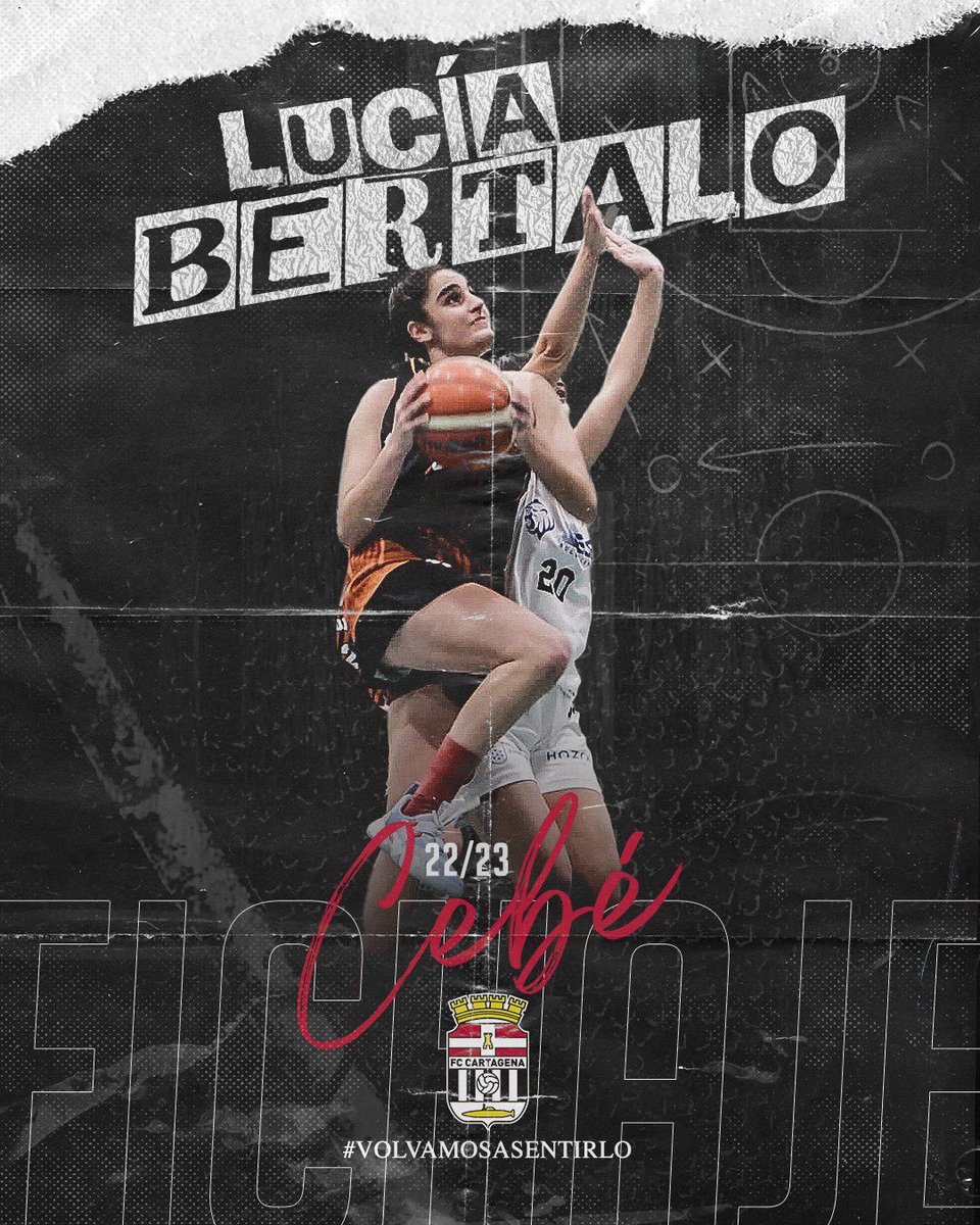 ⛹🏼‍♀️ FICHAJE !!

✅ La cartagenera, nueva incorporación para el Cebé Femenino

⚔️ Juventud, entrega e ilusión para seguir completando la plantilla 

👋🏻 Bienvenida <a href="/luciabertalo13/">luciabertalo13</a> !!

#VolvamosASentirlo ⚪️⚫️