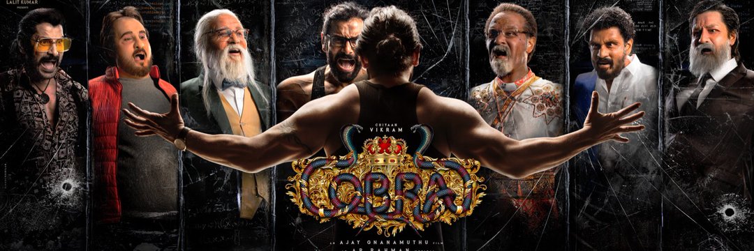 #SaloonUpdate Exclusive 🥁

#COBRA Censor Done Today✅🔥
Censored ' U/A '
RunTime : 2 Hours 55Mins (Censor Copy)

Trailer Mostly Sunday / Monday😎
But Team Planned To Reduce Duration💥
Theatrical Release On August 31 🐍
#ChiyaanVikram | #ARRahman | #Ajay
