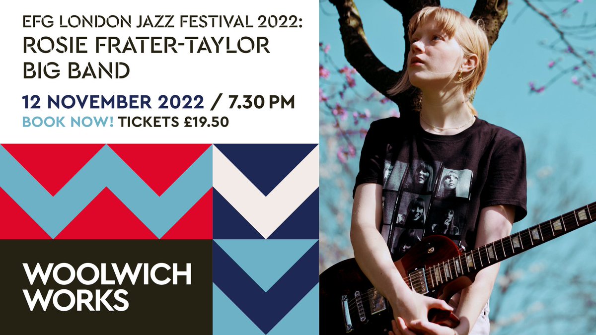 This autumn, singer, songwriter &amp; guitarist <a href="/rfratertaylor/">Rosie Frater-Taylor</a> returns to Woolwich Works as part of <a href="/LondonJazzFest/">EFG London Jazz Festival</a> with a full big band and rhythm section!

📅 Sat 12 Nov - 7:30pm
📍 Fireworks Factory
🎟️ woolwich.works/events/rosie-f…