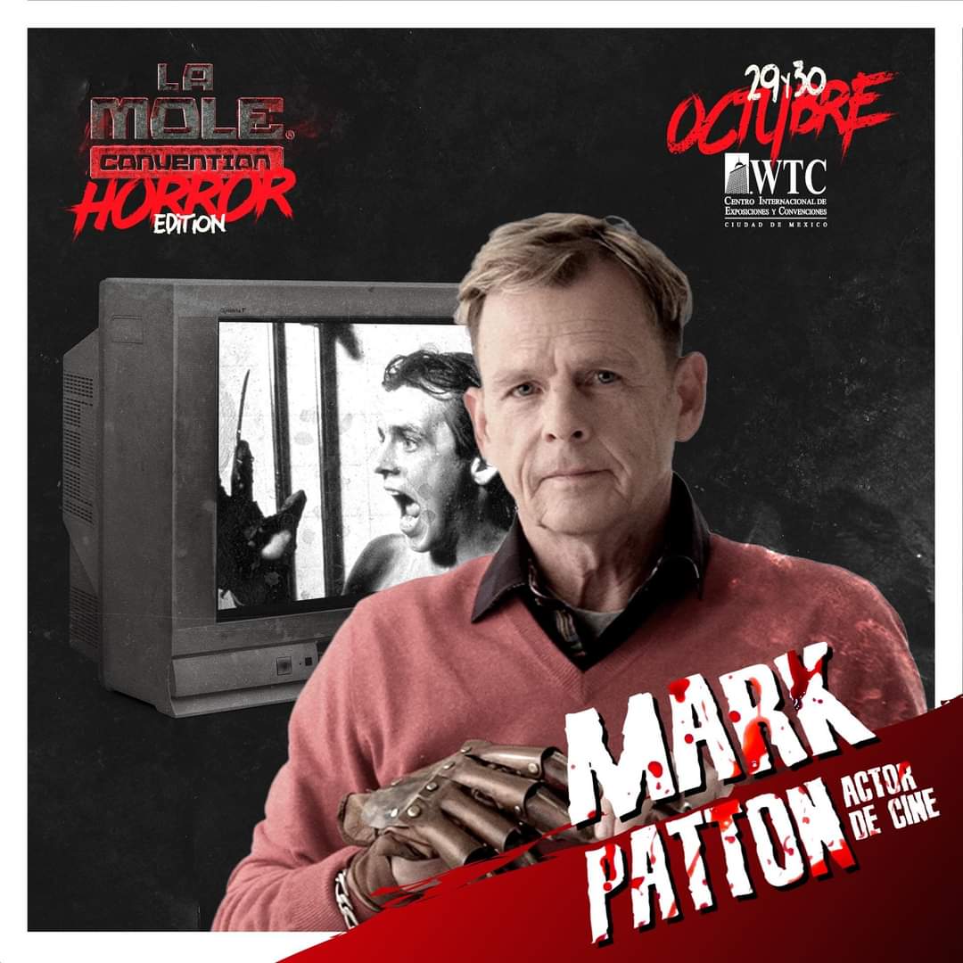 UnGatoEnElCine's tweet image. #MarkPatton, protagonista de #NightmareonElmStreet 2: #FreddysRevenge estará en @lamolemx Horror Edition. 😼😈