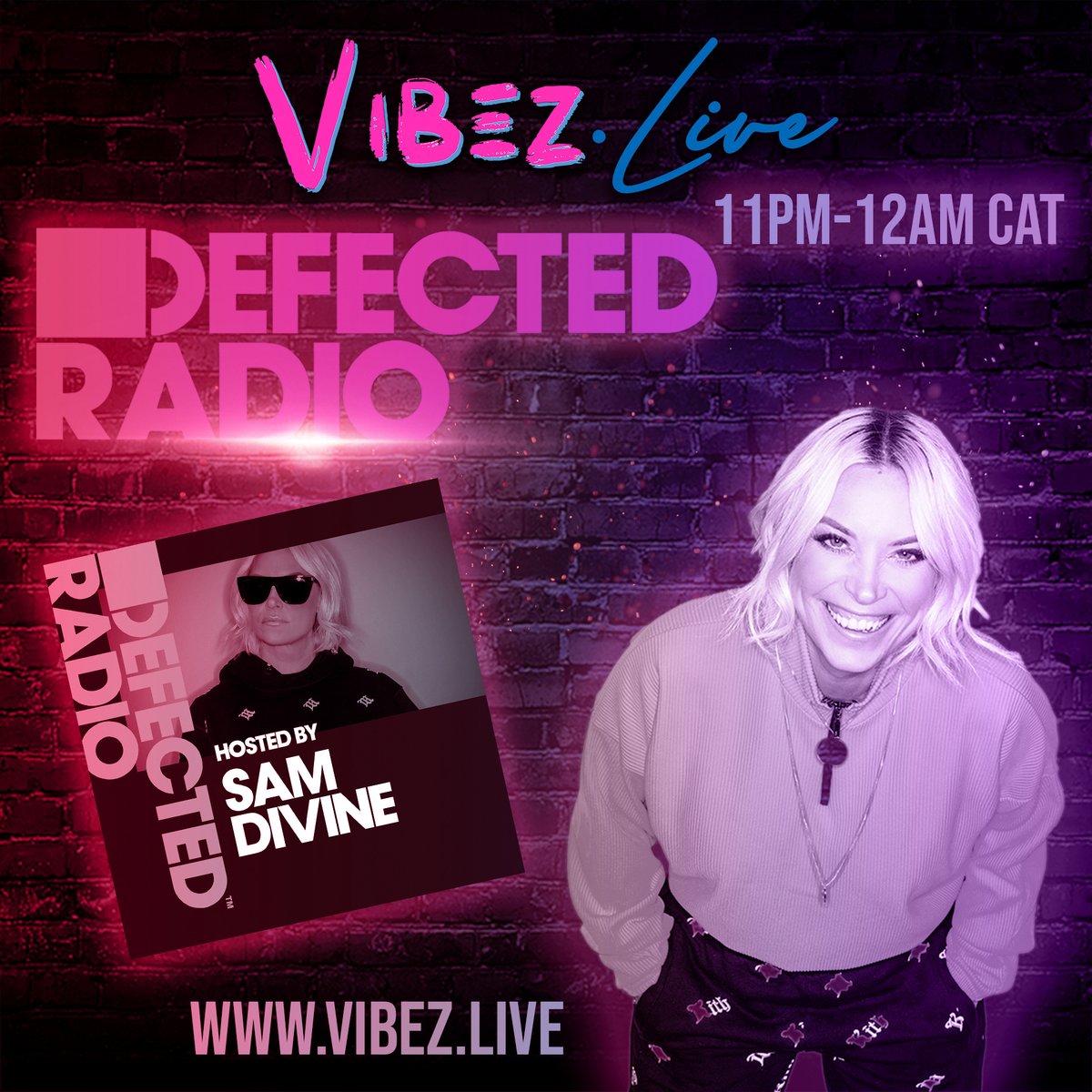 VibezLiveSA's tweet image. Catch @samdivine with Defected Radio right now on Vibez.Live for The Friday Night Club

#VibezLive #SameDivine #DefectedRadio #HouseParty #Party #Club #FriYAY #House #HouseMusic #TGIF #ForTheLoveOfMusic