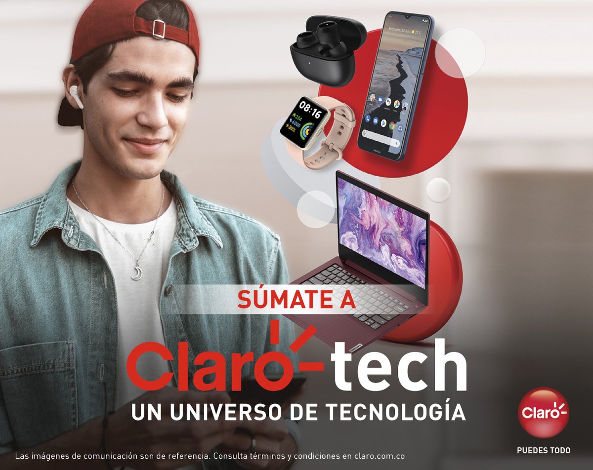 ecdiazc's tweet photo. En este aniversario ClaroTech disfruta de un universo lleno de tecnología , Ingresa aquí: https://t.co/gCh5sH2I1n y sigue conectado con lo que más te gusta. https://t.co/i7mToAsvCy