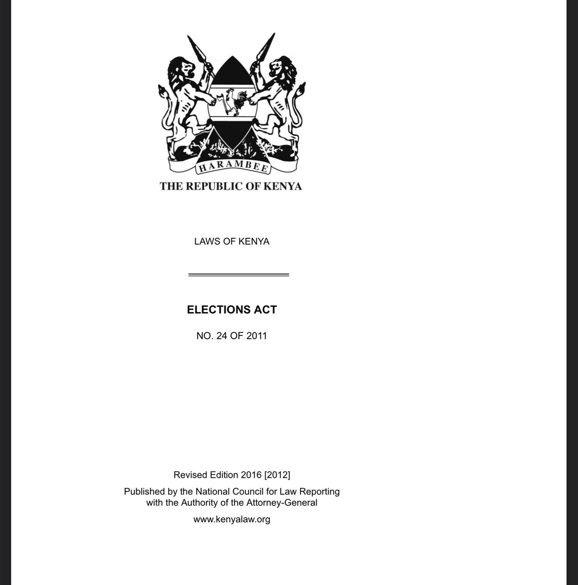 DonaldBKipkorir's tweet image. IEBC under its Chairman @ahmedissack7861 retained me to draft The Elections Act &amp;amp; The Campaign Financing Act. Both Acts are my drafting. But Jubilee MPs in their wisdom amended The Elections Act &amp;amp; added Section 80 (4) that Supreme Court can tally the votes &amp;amp; issue a Certificate.