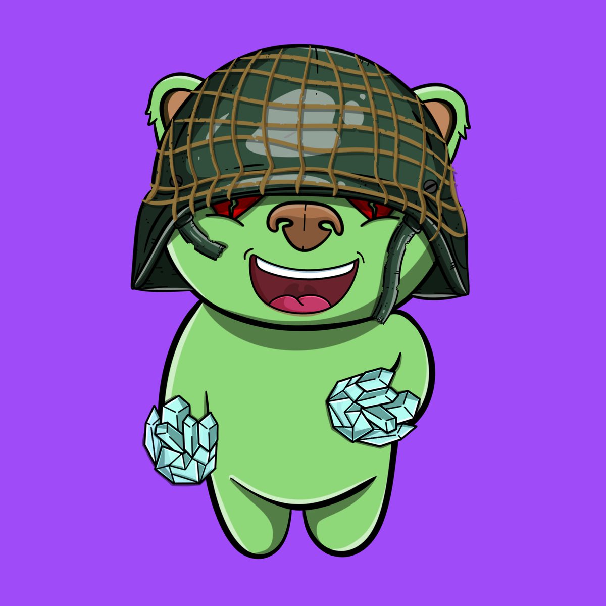 <a href="/VanTakezProfitz/">Van</a> I minted this army helmet @MetaBearss this morning...he's🔥🔥🔥
#MetaBears #BearTakeover #MintingNow