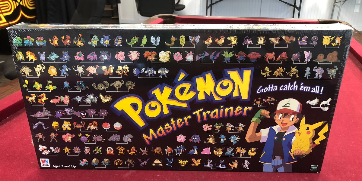 SEALED Pokemon Master Trainer vintage board game from 1999!
#Pokemon #retrogames #retrogaming #retrogamer #Nintendo #Boardgae #VintageBoardgame #Retroboardgame #gamestore #Videogamestore 