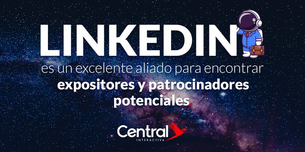 CenInteractiva's tweet photo. Millones de personas en el mundo son realmente activos en LinkedIn,😮 ¡anúnciate y maximiza la venta de tus stands y consigue patrocinios para tus eventos!🤩
https://t.co/MBNtLUXTvm 

#LinkedIn #negocios #eventosyexposiciones https://t.co/cGkiVzl8KE