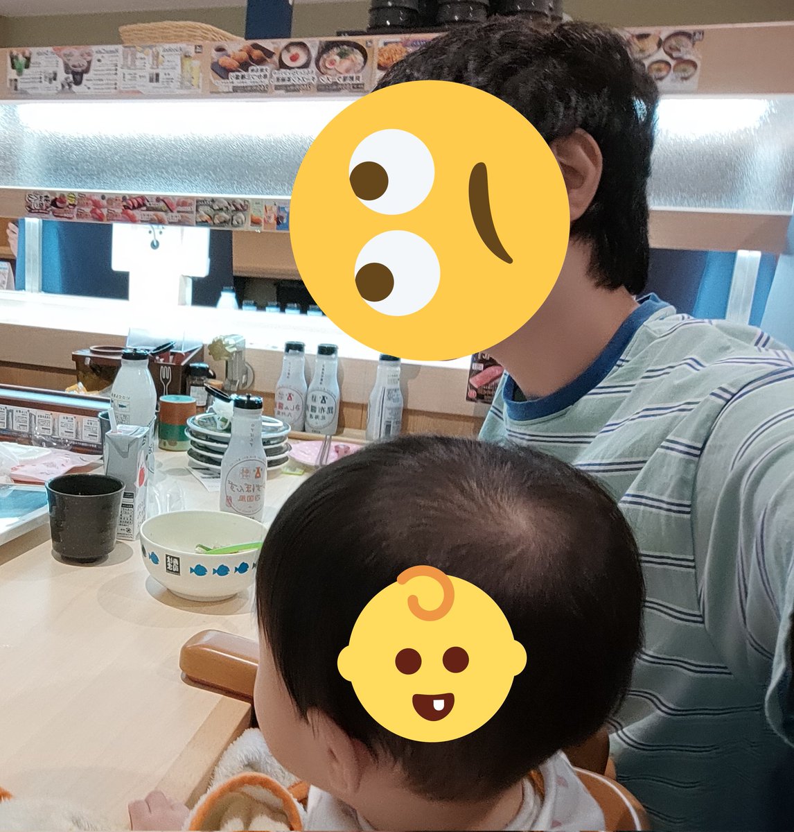 s2_L5's tweet photo. 自撮りしてるのに自分もカメラ見てない写真ある。ツイートしない時期長かったですが、あっという間に時間が経って今は1歳児が隣にいます。かわいい https://t.co/txja6q4fOZ