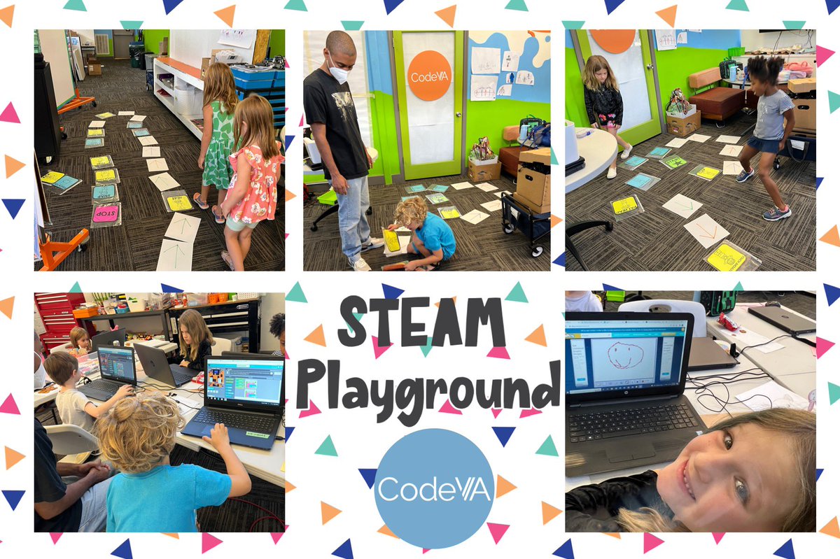 jenhicks's tweet photo. Day 4 - Ss explored Pixel art on the computer, played Minecraft on Hour of Code, and did an unplugged Hopscotch activity!  Loved seeing their excitement and engagement! 😃 #csed #steam #codeva #csforall #eurekaworkshop https://t.co/LPgSd86vZl