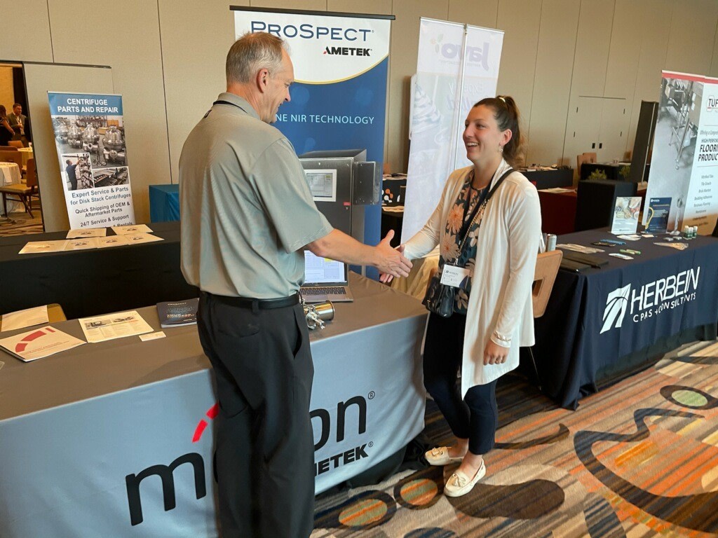 MOCONINC's tweet photo. Stop by and see us for the final day at the @NEDairyFoods Convention at the @LandingHotelNY! Thanks to all who stopped to visit our booth so far! We enjoy connecting with professionals in the industry to discuss #NIRtechnology in #dairyprocessing. ๐ฎ๐ฅ https://t.co/8ZGuonxa7W