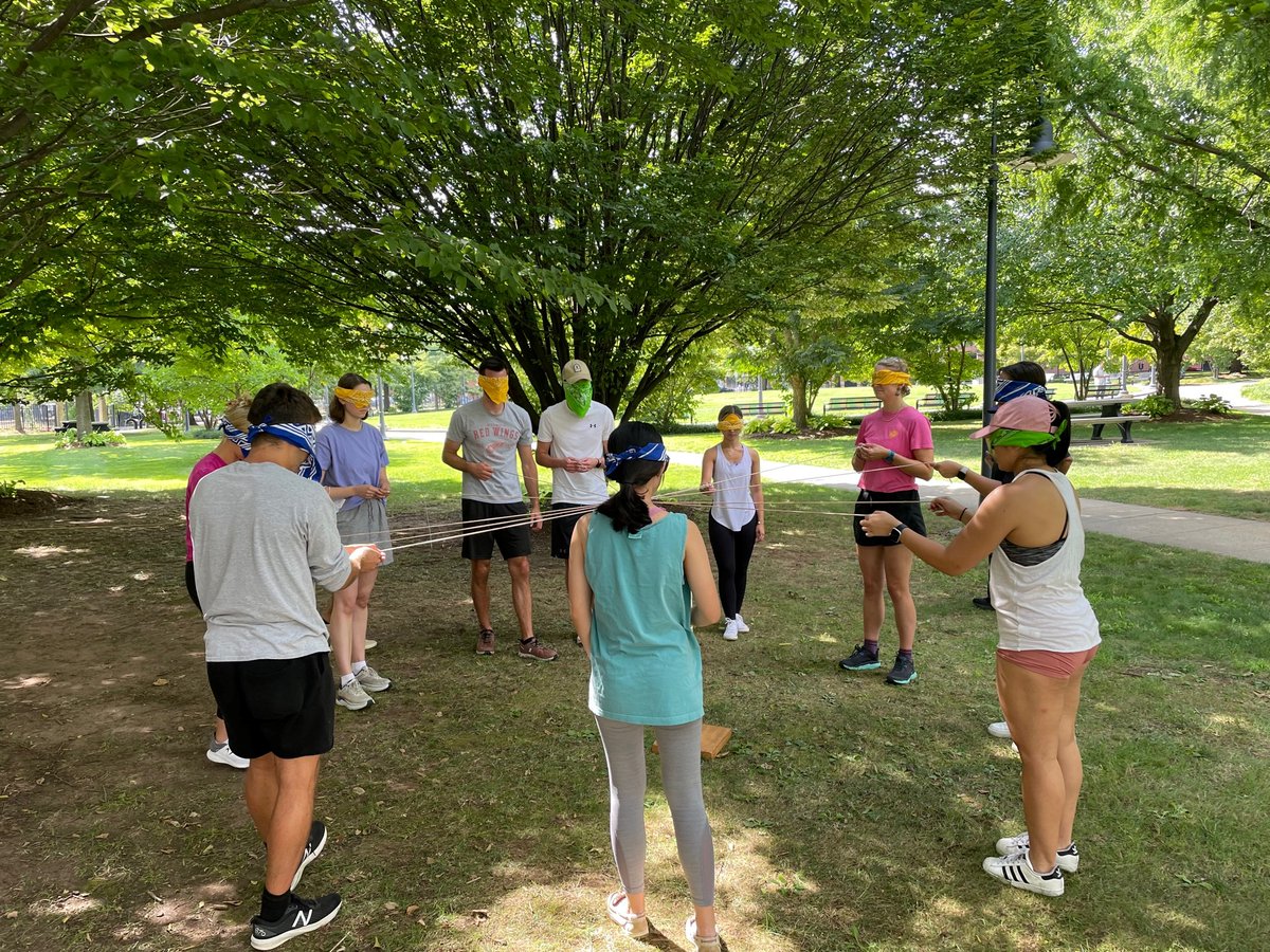 Welcome to the Yale Physician Associate Class of 2024.  One of this week's orientation events was a team building exercise.  #teamwork #PAsRock