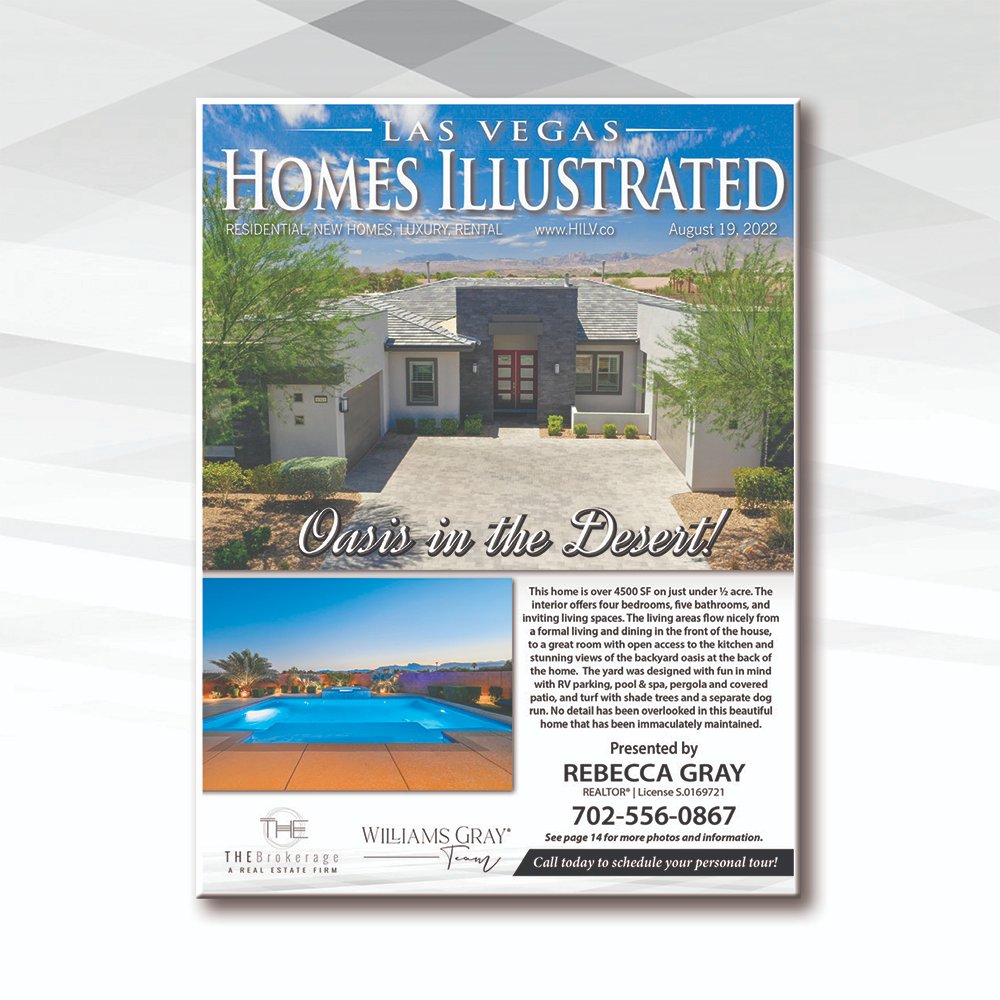 lvhomesillus's tweet photo. View the August 19th digital Issue! Your guide to available homes for sale or rent in the Las Vegas Valley https://t.co/zcIEuI1sL6
Featured cover listing presented by Rebecca Gray https://t.co/pcQm98I6Ml The Williams Gray Team https://t.co/6cw6PtosQ9